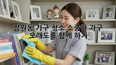 잠원동 가구 청소: 소중한 가구, 오래도록 함께 하기